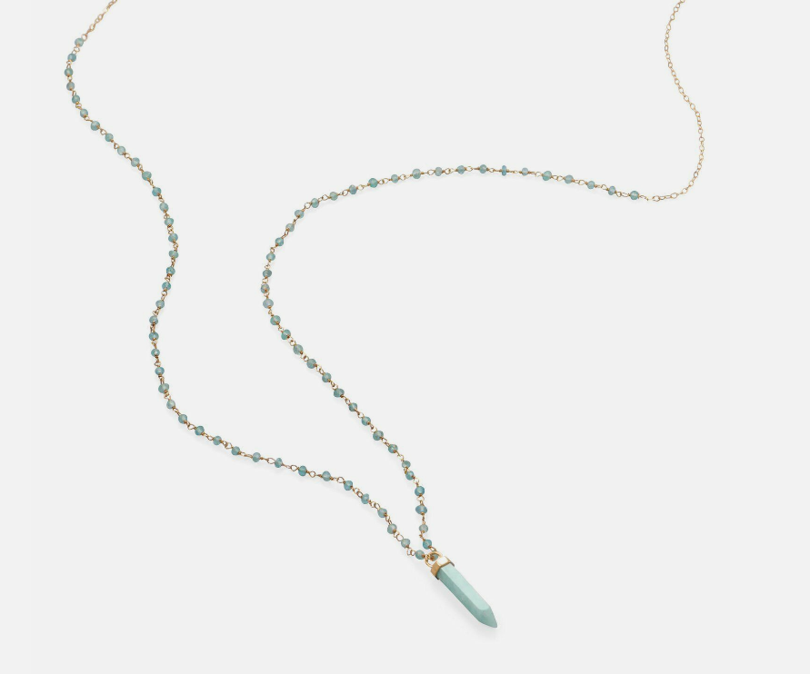 Amazonite Necklace Vv1