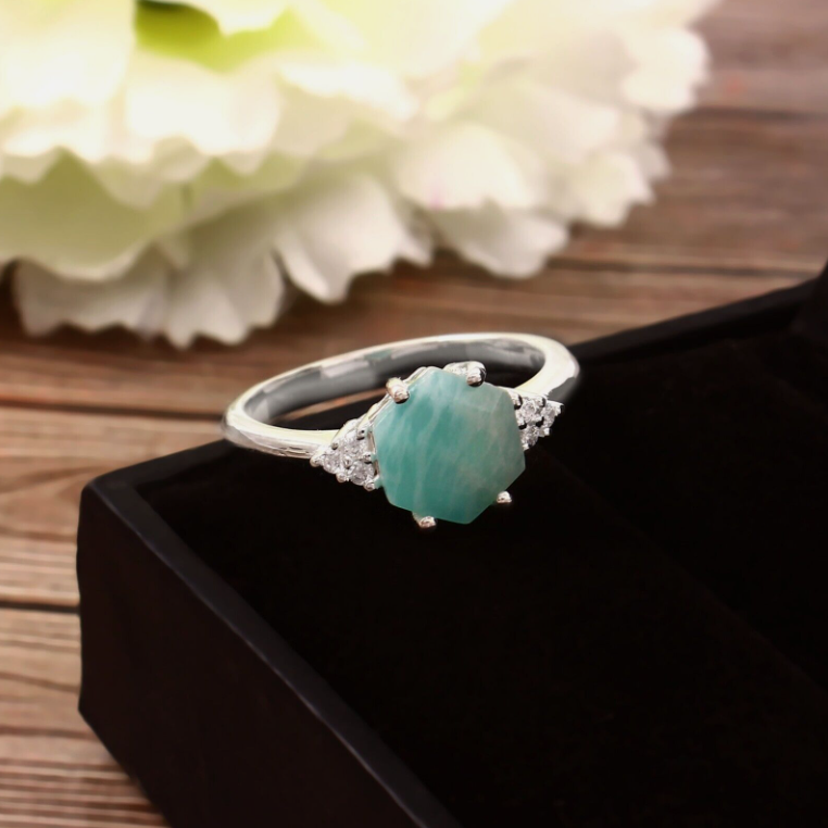 Amazonite Ring V2