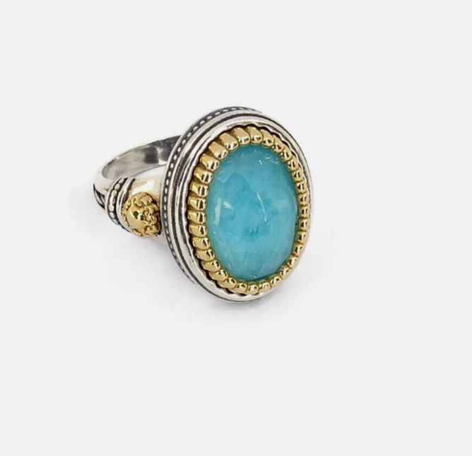 Exquisite Amazonite Ring Vv3